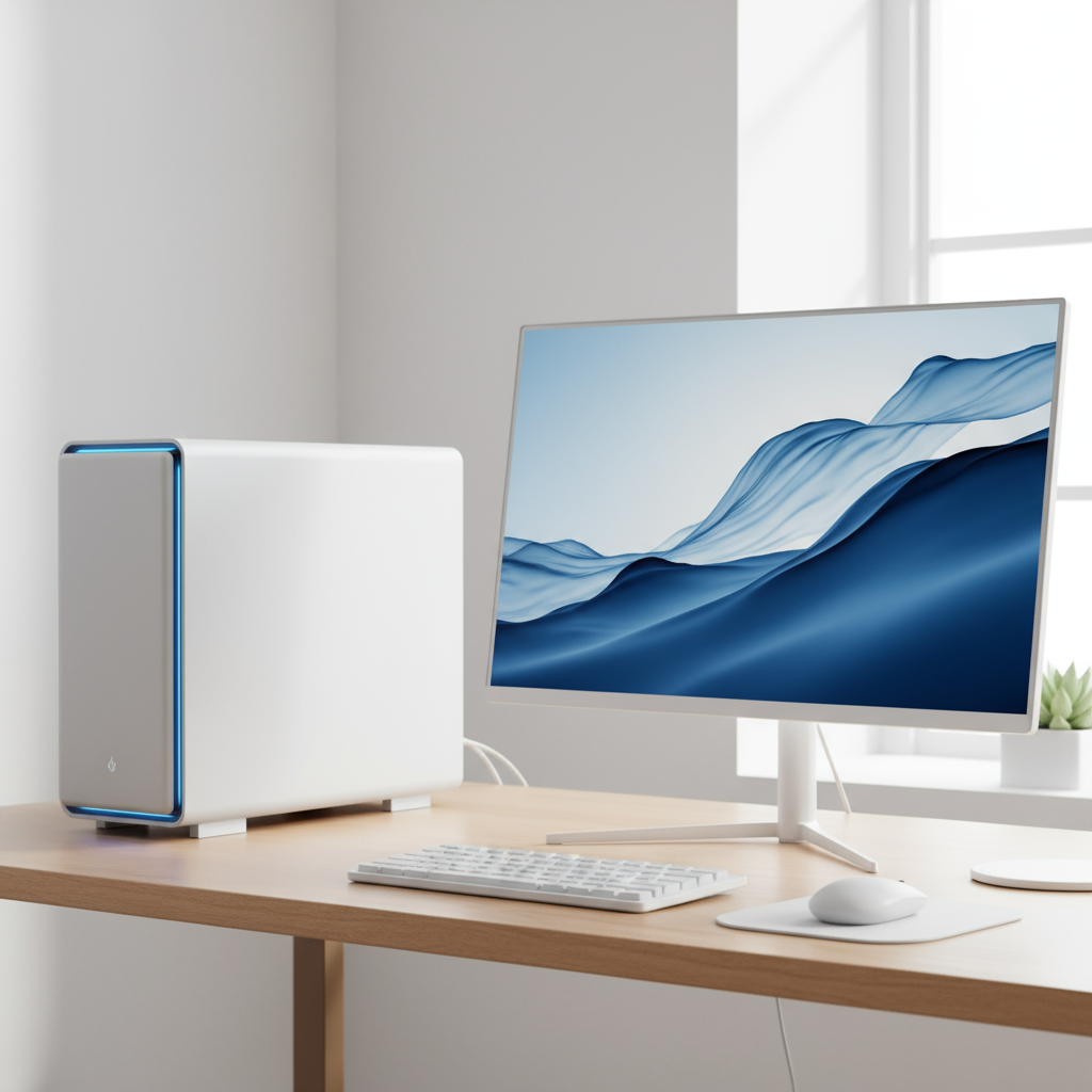 Desktop Compacto Branco