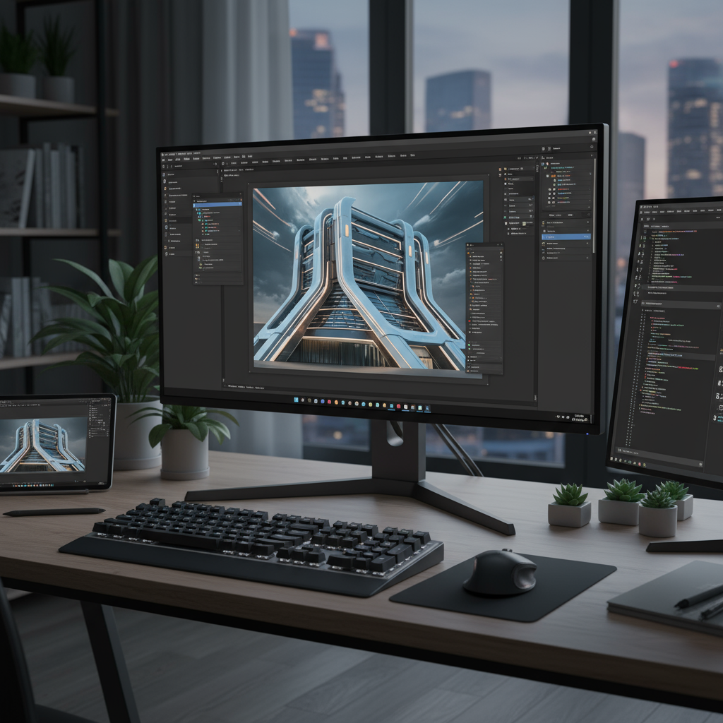 Monitor 4K Profissional